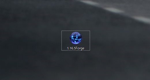 Minecraft Forge1.16.5のフォルダーの画面の画像