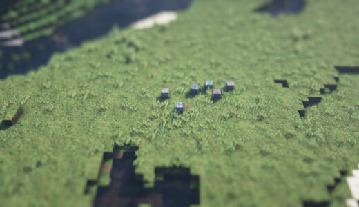minecraft　鉱石ブロックを上から見た画像②