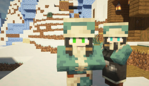 Minecraft Cute Villagers 雪原の村人の画像①