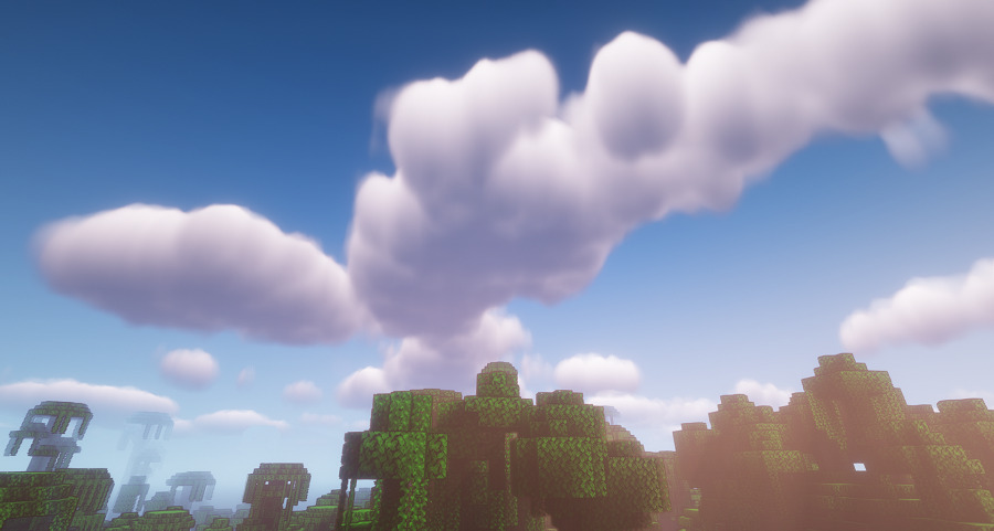 Minecraft　厚い雲の画像